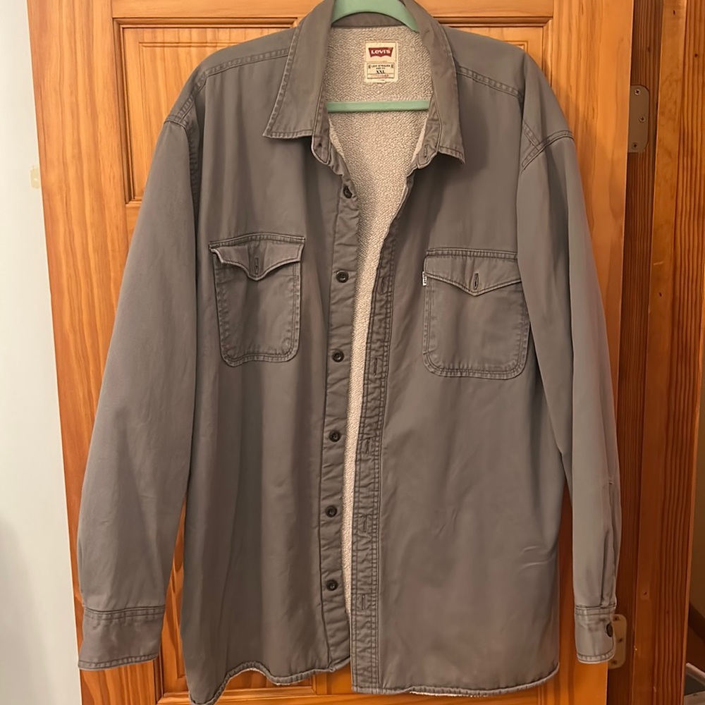 Men’s Levi’s Fleece Lined Button Denim Shirt